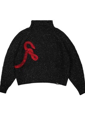 TAYLOR SWIFT • REPUTATION MOCKNECK CROPPED SWEATER